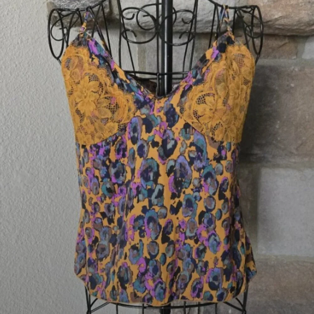 Free People Intimately Multi Color Lace Tank - Picture 9 of 9